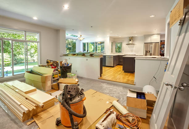 Professional Kitchen Island Installation technician working in Prospect, KY